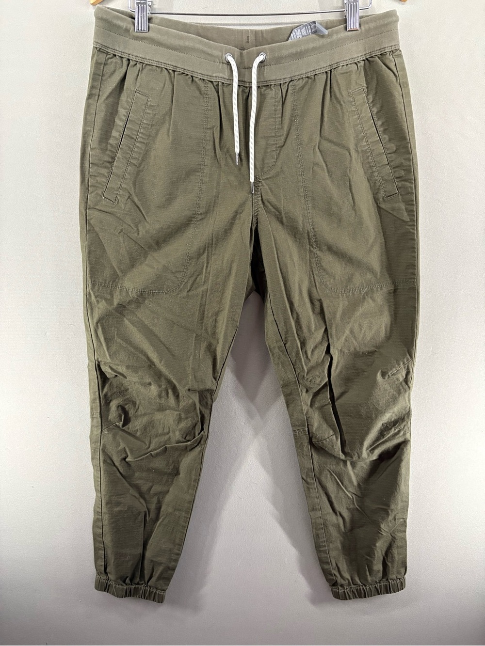 Vuori Joggers Men's Sz XL Ripstop Traveler Elastic Waist Pants Green V434